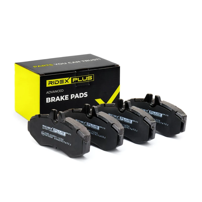 Image of RIDEX PLUS Brake pad set RIDEX PLUS 402B0238P