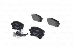 Image of Bosch 0986494108 BP1018 Brake Pad Set Disc Brake Rear Axle
