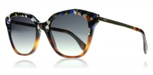 Image of Fendi Glassia Sunglasses Multi Havana / Gold CUA 52mm