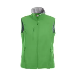 Clique Womens/Ladies Plain Softshell Gilet (S) (Apple Green)