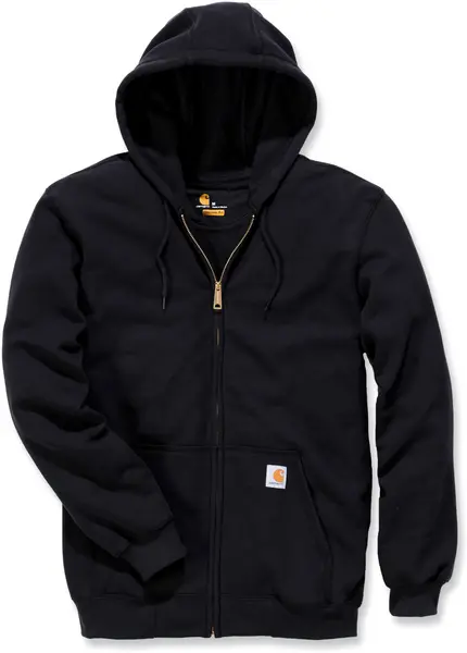 Image of Carhartt Midweight Zip Hoodie, black, Size XL