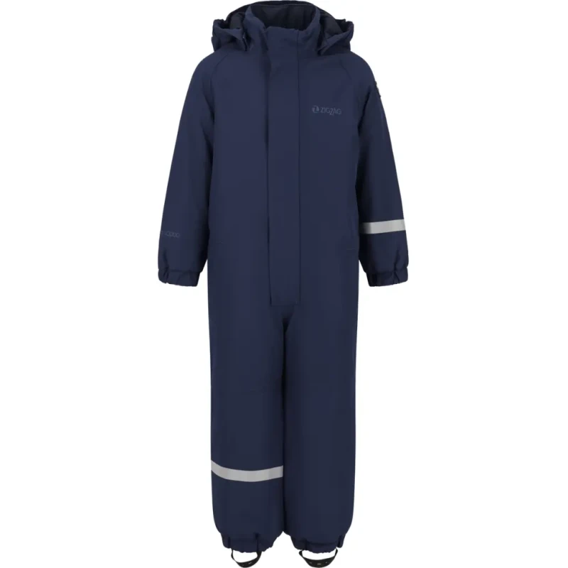 Image of Zigzag Girl's hooded jumpsuit Zigzag Vally W-PRO 10000 Bleu Female 6 ans
