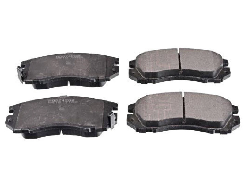 Image of Blue PRINT ADS74208 Brake pad set Front Axle, with acoustic wear warning Brake Pad Set,disc brake (402)