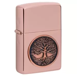 Image of Zippo AW21 Tree of Life Emblem Design windproof lighter