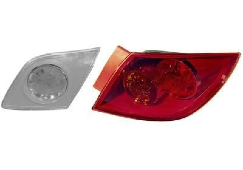 Image of VAN WEZEL 2735932 Rear light Outer section, without bulb holder, Right Combination Rearlight (391)
