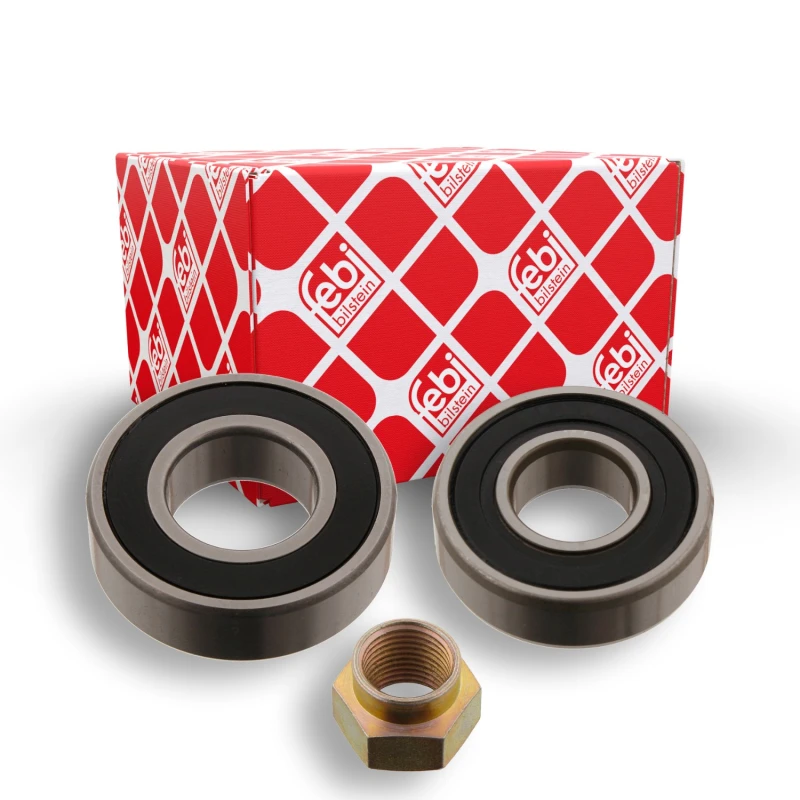Image of FEBI BILSTEIN 29905 Wheel bearing kit with axle nut, Rear Axle Right Wheel Bearing Kit (654)