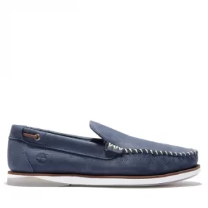 Image of Timberland Atlantis Break Venetian Shoe For Men In Navy, Size 11.5