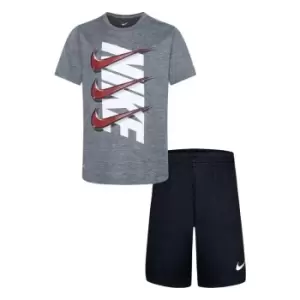 Image of Nike Tee-Short Set Infants - Black