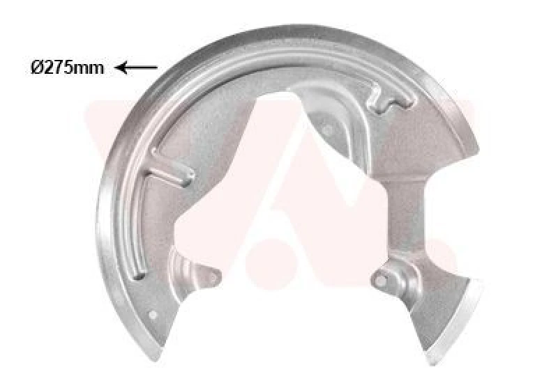 Image of VAN WEZEL Brake disc backing plate VAN WEZEL 4331372
