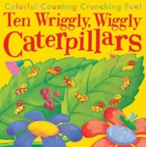 Image of ten wriggly wiggly caterpillars