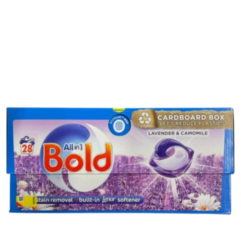 Image of Bold All-in-One Lavender and Camomile Laundry Pods a 28 pcs BOLD-555419