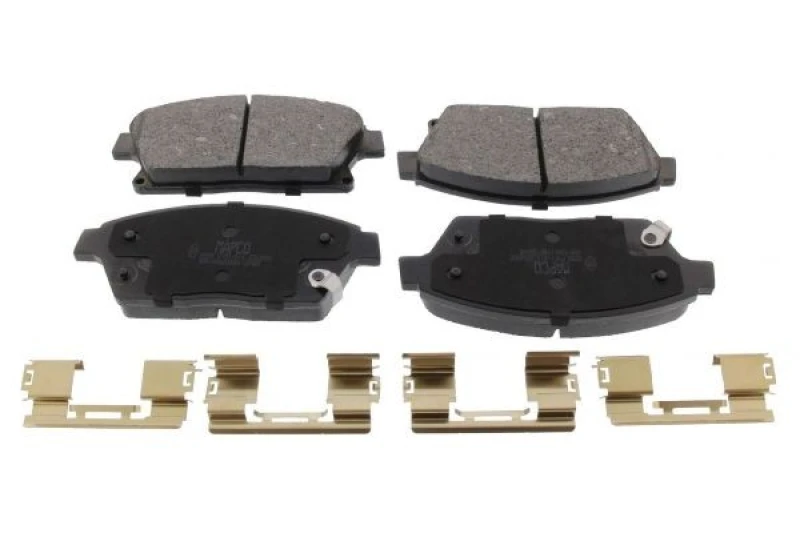 Image of MAPCO 6958 Brake pad set Front Axle, with acoustic wear warning Brake Pad Set,disc brake (402)