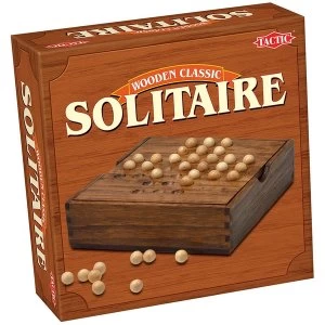 Image of Solitaire Wooden Classics Board Game