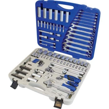 image of 1/4" & 1/2" Socket and Spanner 120PC Combination