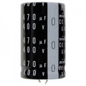 Image of Nichicon LGU1C103MELA Electrolytic capacitor Snap in 10 mm 10000 16 Vdc 20 x L 25mm x 25mm