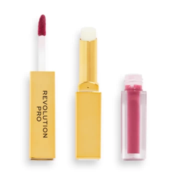 Image of Revolution Pro Supreme Stay 24 Hour Lip Duo 1.5g (Various Shades) - Thirst