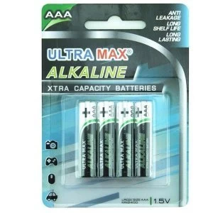 image of 5 Star Value AAA Alkaline Batteries Pack of 4