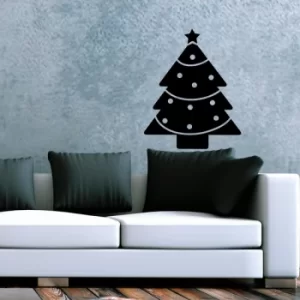 Image of OBSNOEL-14 Black Decorative Wall Sticker