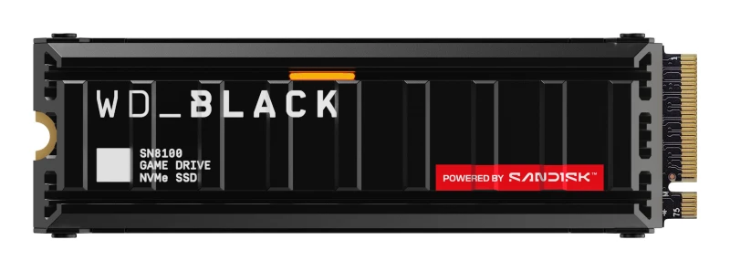 Image of SanDisk SanDisk Black WD_BLACK SN8100 NVMe SSD POWERED BY 2 TB, [With Heatsink] WDS200T1XHM-00CMT0