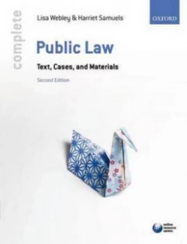 Image of Complete Public Law by Lisa Webley Paperback