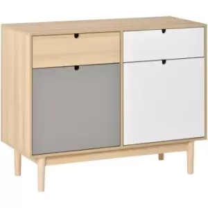 image of Sideboard Storage Cabinet Kitchen Cupboard with Drawers for Bedroom - Homcom