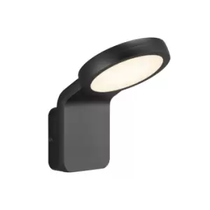 Image of Marina Flatline LED Outdoor Down Wall Lamp Black, IP44, 3000K