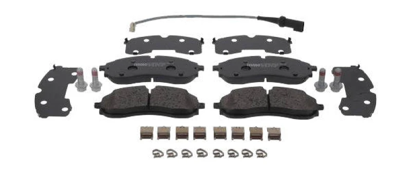 Image of FERODO FVR5539 Brake pad set PREMIER ECO FRICTION incl. wear warning contact, with accessories, with brake caliper screws Brake Pad Set,disc brake (4