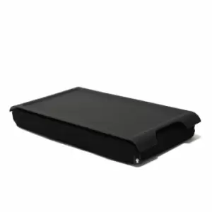 image of Bosign Laptray Mini Antislip Plastic Black With Black Cushion