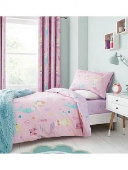 Image of Catherine Lansfield Let&Rsquo;S Be Mermaids Junior Duvet Cover Set