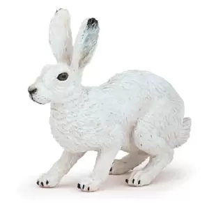 image of Papo Wild Animal Kingdom Arctic Hare Toy Figure, 3 Years or Above,...