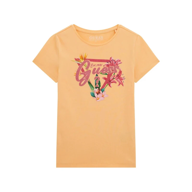 Image of Guess Girl's T-Shirt Guess Rouge Female 14 ans