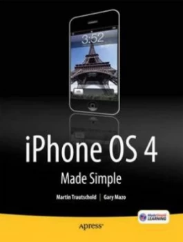 Image of iPhone 4 Made Simple by Martin Trautschold Paperback