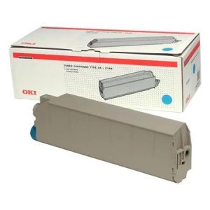 Image of OKI 41963607 Cyan Laser Toner Ink Cartridge