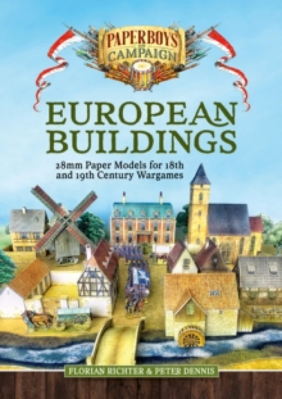 Image of European Buildings : 28mm Paper Models for 18th & 19th Century Wargames Paperback / softback