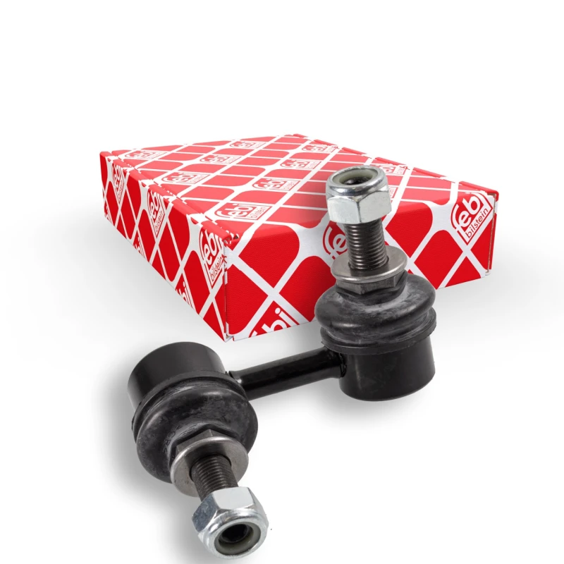 Image of FEBI BILSTEIN 34717 Anti-roll bar link OE Turbo NEW, with nuts Steel Link Stabiliser (3229)
