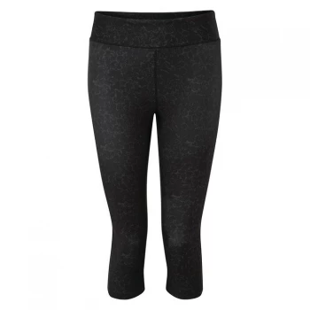 Image of Dare2B Influential three quarter Active Leggings - BlkMolecular