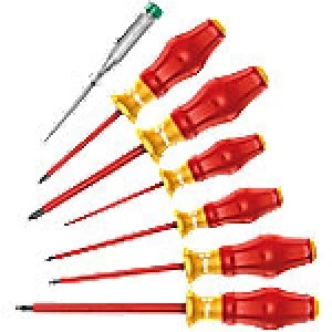 image of Wera Kraftform Comfort 7 Piece VDE Screwdriver Set