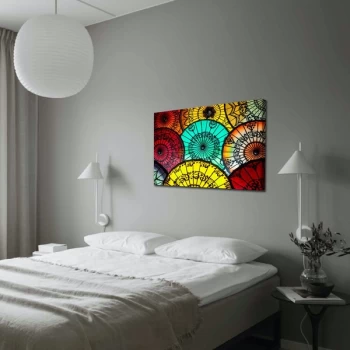 Image of 70100ABSC - 014 Multicolor Decorative Canvas Painting
