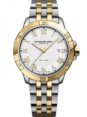 Image of Raymond Weil Mens Tango Two Beat Rhythm Bracelet Watch 8160-STP000308