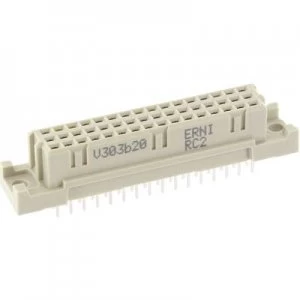 Image of Edge connector receptacle 284174 Total number of pins 48 No. of rows 3