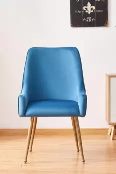 Image of Soho' LUX Velvet Dining Chair Single