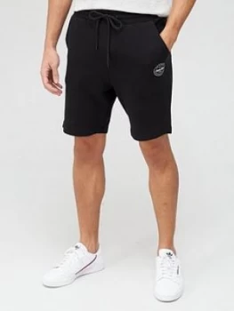 image of Jack & Jones Shark Jersey Shorts - Black, Size 2XL, Men