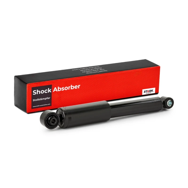 Image of STARK SKSA-0130102 Shock absorber Rear Axle, Gas Pressure, Twin-Tube, Telescopic Shock Absorber, Bottom eye Shock Absorber (854)