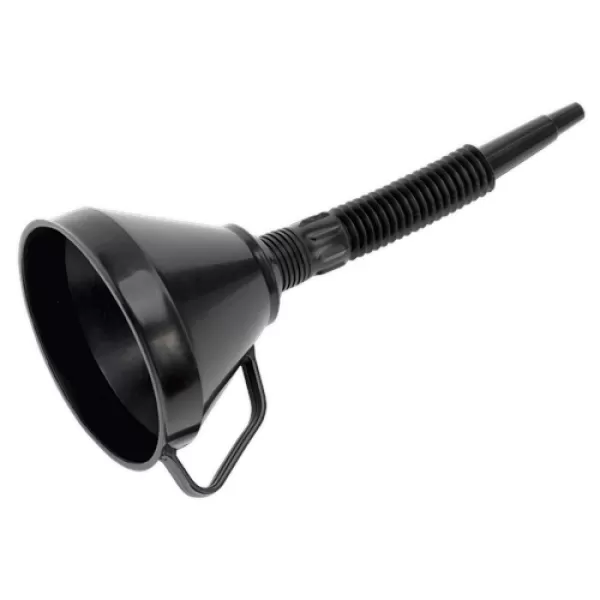 Image of Genuine SEALEY F6 Funnel with Flexible Spout & Filter Ø160mm
