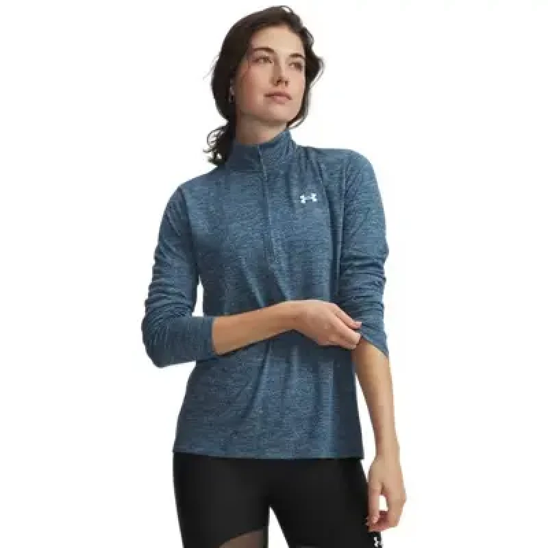Image of Womens training top Under Armour Tech Twist Bleu Female M