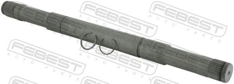 Image of FEBEST 2012-SEBLH Drive shaft Front Axle Left Drive Shaft (13)