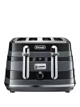Image of DeLonghi Avvolta Class CTAC4003 4 Slice Toaster
