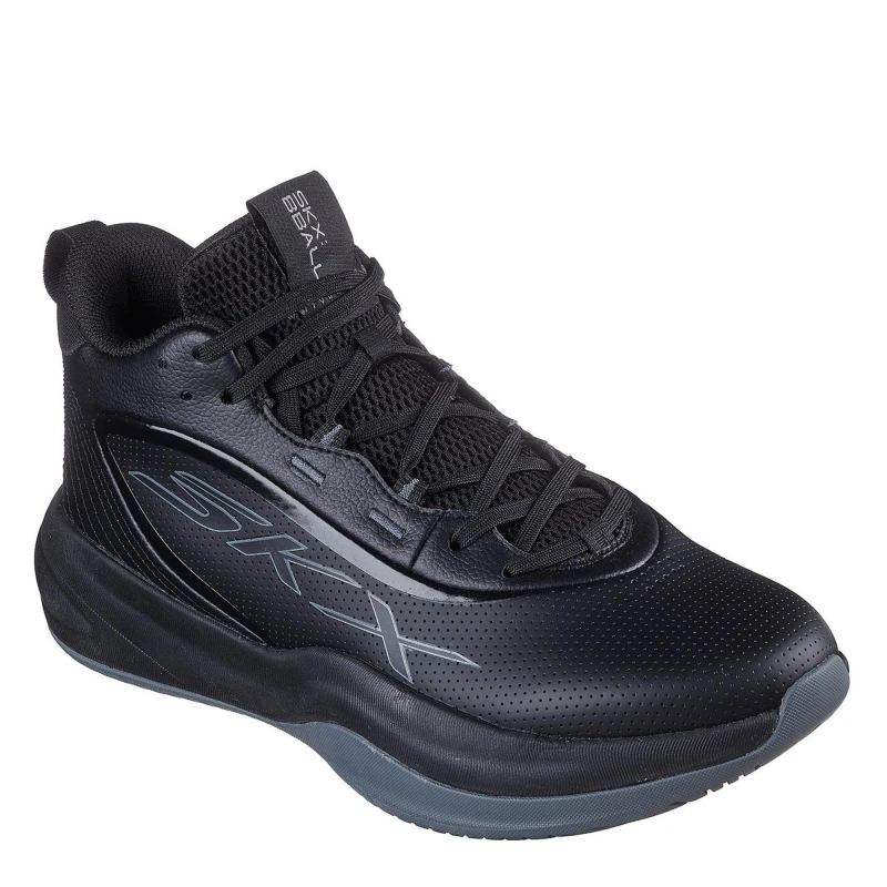 Image of Skechers Mens Klutch Basketball Trainers Black male 8 (42)