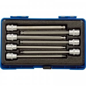 Image of Draper 7 Piece 3/8" Drive Ball End Hexagon Socket Bit Set 3/8" 150mm
