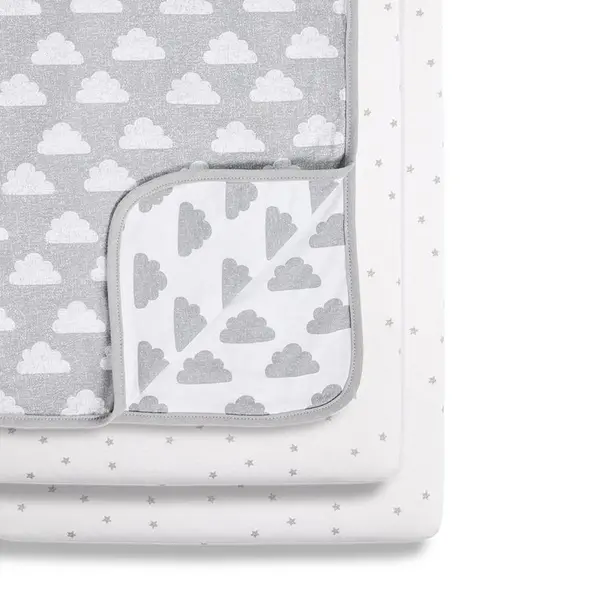 image of 3pc Crib Bedding Set - Cloud Nine